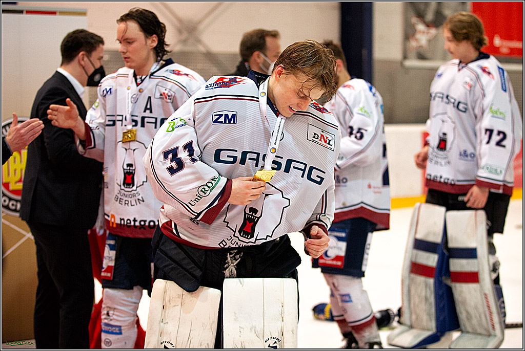 U20- DNL; Koelner Junghaie- Eisbaeren Juniors Berlin; Koeln, 27.03.2022